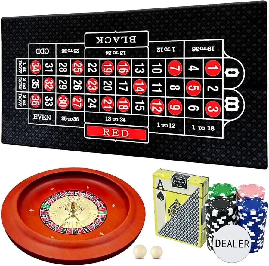 Casino chips and gaming table visual